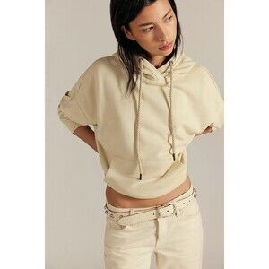 Free People We The Free Of A Feather Hoodie Top Sweatshirt Cotton XS New 284189